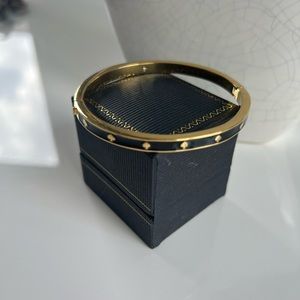 Kate Spade black gold bracelet
